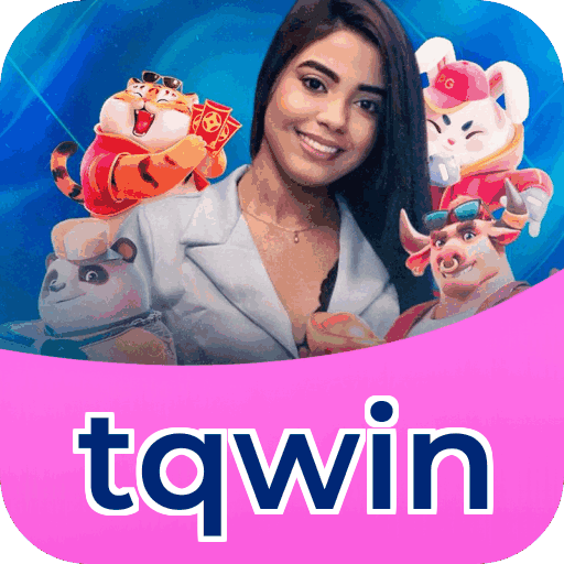 Interface do aplicativo tqwin mostrando jogos disponíveis no iOS e Android